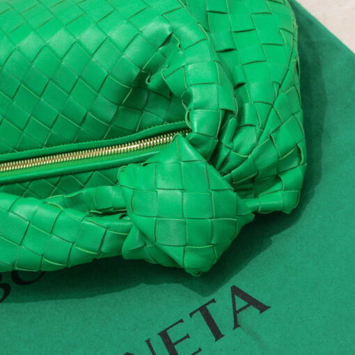 Replica Bottega Veneta BV 690225 Teen Jodie intrecciato leather shoulder bag Green 5