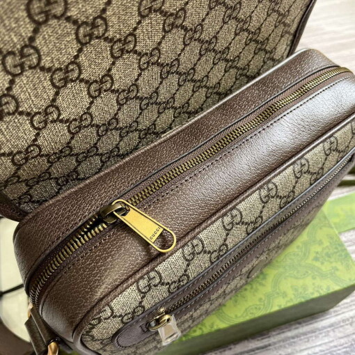 Replica Gucci 724704 Ophidia Messenger Bag Brown 6