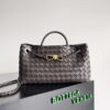 Replica Bottega Veneta BV 690225 Teen Jodie intrecciato leather shoulder bag White 9