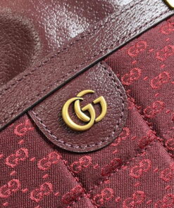 Replica Gucci 752583 Ophidia GG Bucket Bag Red 2