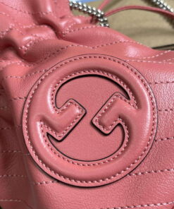 Replica Gucci 760313 Gucci Blondie Mini Bucket Bag Pink 2