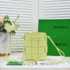 Replica Bottega Veneta BV 680218 Small Cassette Cross-Body Bucket Green 9