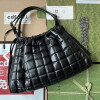 Replica Gucci 727810 Jackie 1961 small natural grain tote in black leather 10