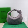 Replica Bottega Veneta BV 690225 Teen Jodie intrecciato suede shoulder bag Lake Blue 9