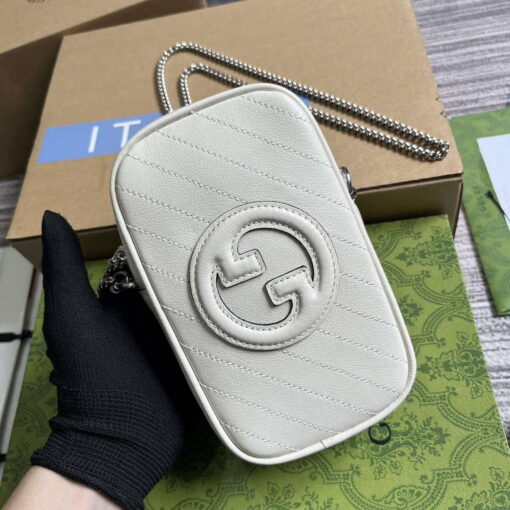 Replica Gucci 760315 Gucci Blondie Mini Bag White 3