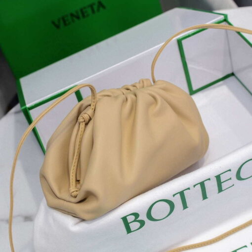 Replica Bottega Veneta 585852 BV Mini Pouch Apricot Bag 3