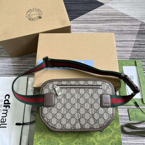 Replica Gucci 760217 GG Belt Bag Brown