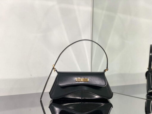 Replica Balenciaga 695645 Women's XX Small Flap Bag Black 2