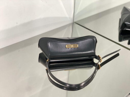 Replica Balenciaga 695645 Women's XX Small Flap Bag Black 5