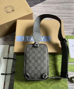 Replica Gucci 752565 Ophidia GG Mini Bag Grey