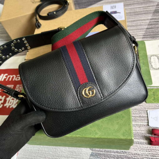 Replica Gucci 722117 Ophidia Mini Gg Shoulder Bag Black 3