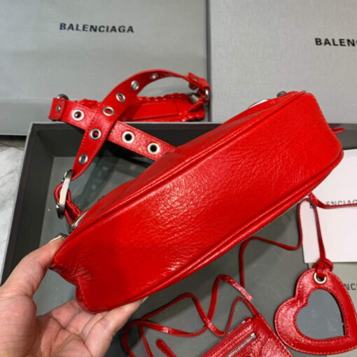 Replica Balenciaga 700940210 Women's Neo Cagole XS Handbag in Red Arena lambskin 4