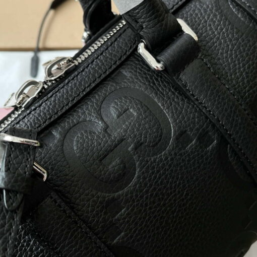 Replica Gucci 725292 Jumbo GG Mini Duffle Bag Black 6