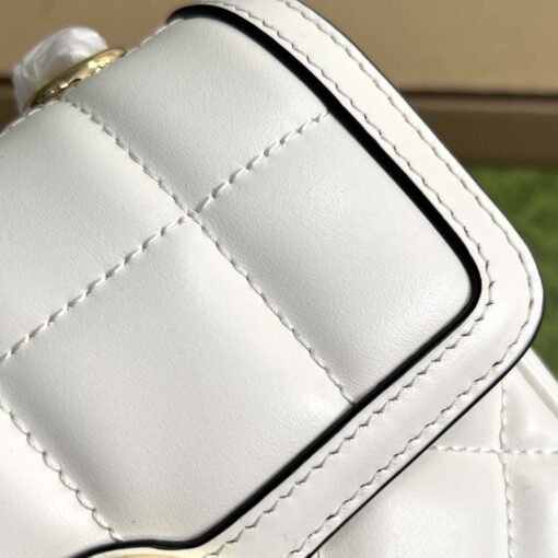 Replica Gucci ‎741457 Gucci Deco Mini Shoulder Bag White 5