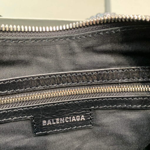 Replica Balenciaga 67130723 Women's Le Cagole Small Shoulder Bag Arena lambskin In Black 8