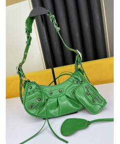 Replica Balenciaga 700940210 Women's Neo Cagole Xs Handbag In Green