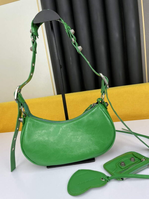 Replica Balenciaga 700940210 Women's Neo Cagole Xs Handbag In Green 2