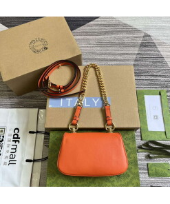 Replica Gucci 724645 Gucci Blondie Mini Shoulder Bag Orange