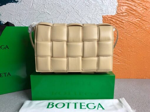 Replica Bottega Veneta BV 20206 Padded Cassette 591970 Porridge 2