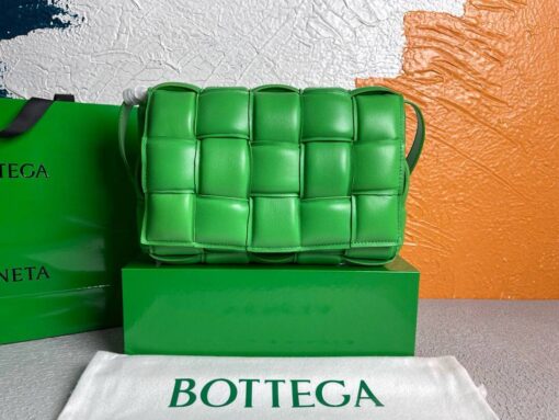 Replica Bottega Veneta BV 20206 Padded Cassette 591970 Light Green Gold 2