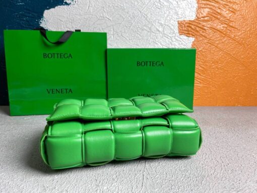 Replica Bottega Veneta BV 20206 Padded Cassette 591970 Light Green Gold 5