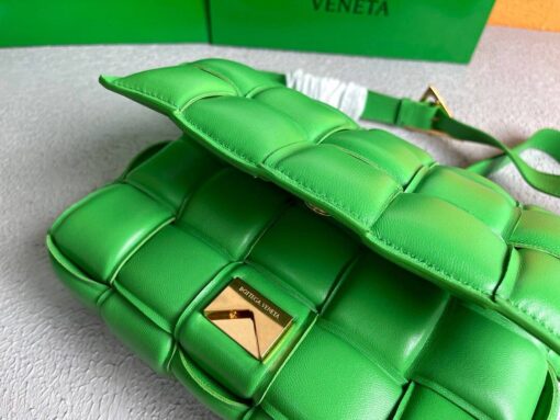 Replica Bottega Veneta BV 20206 Padded Cassette 591970 Light Green Gold 8