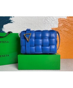 Replica Bottega Veneta BV 20206 Padded Cassette 591970 Blue Gold