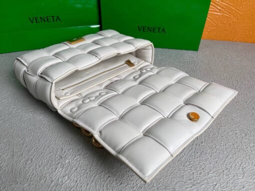 Replica Bottega Veneta BV 20206 Chain Cassette 631421 White Gold 7