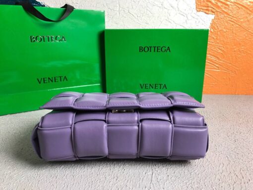 Replica Bottega Veneta BV 20206 Chain Cassette 631421 Purple Silver 5