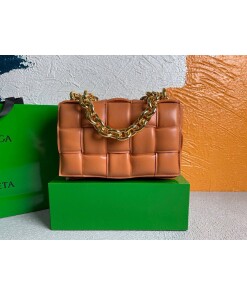 Replica Bottega Veneta BV 20206 Chain Cassette 631421 Orange Gold