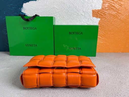 Replica Bottega Veneta BV 20206 Chain Cassette 631421 Oragne Gold 5