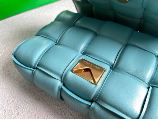 Replica Bottega Veneta BV 20206 Chain Cassette 631421 Light Blue Gold 9