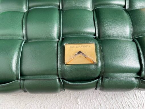 Replica Bottega Veneta BV 20206 Chain Cassette 631421 Dark Green Gold 9