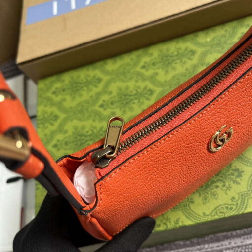 Replica Gucci 739076 Aphrodite Mini Shoulder Bag Orange 7