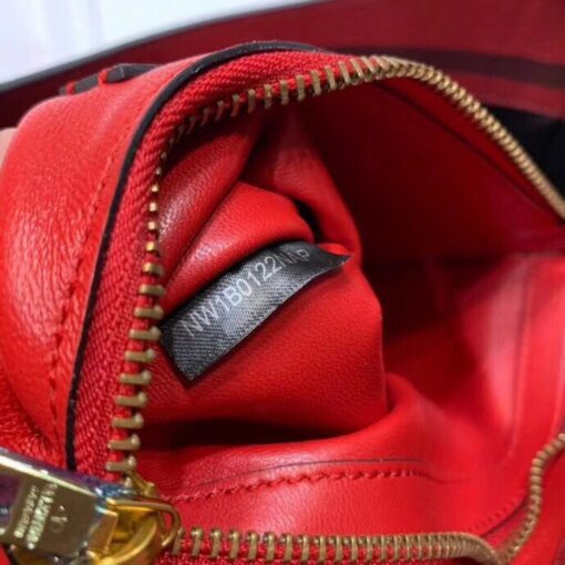 Replica Valentino 50027 Vsling Grainy Calfskin Hobo Bag Red 8