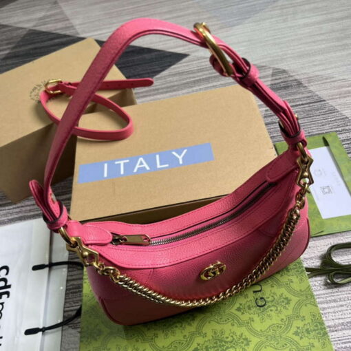 Replica Gucci 731817 Aphrodite Small Shoulder Bag Pink 7