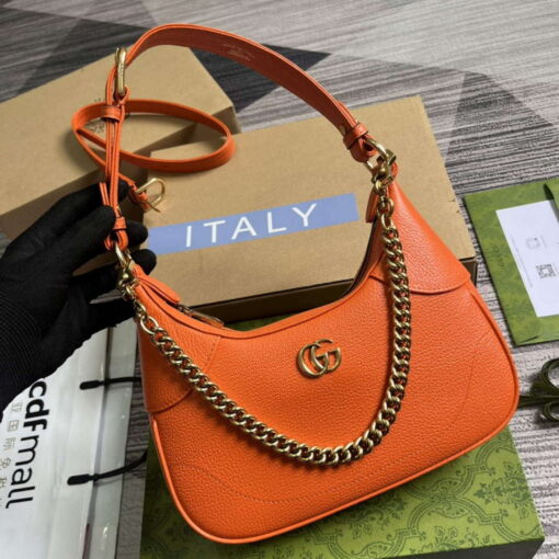 Replica Gucci 731817 Aphrodite Small Shoulder Bag Orange 3