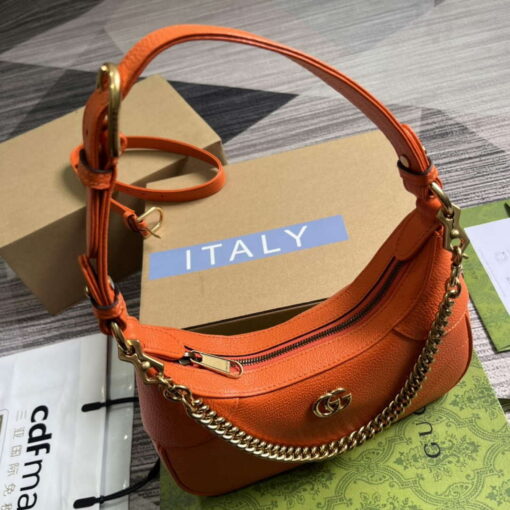 Replica Gucci 731817 Aphrodite Small Shoulder Bag Orange 4