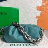 Replica BV 620230 Bottega Veneta Chain Pouch Raintree Bag 92020 Strap 25cm Blue Gold 9