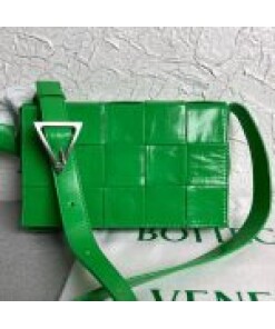 Replica Bottega Veneta BV 667298 Cassette Cross-body Bag 33993 Light Green