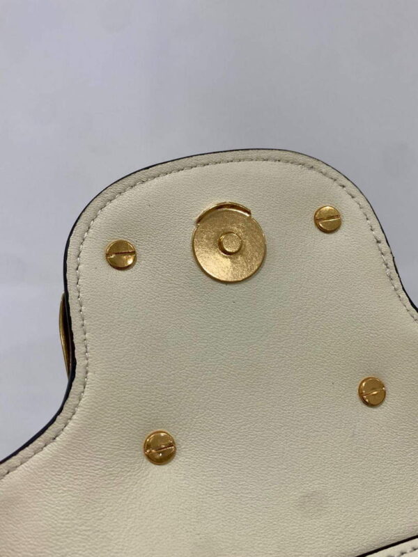 Replica Valentino WB0K53ZXL Locò Small Shoulder Bag in Calfskin Light Ivory 4