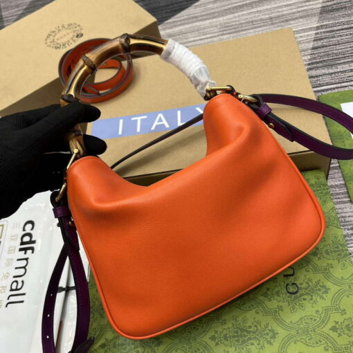 Replica Gucci 746251 Gucci Diana Small Shoulder Bag Orange 3