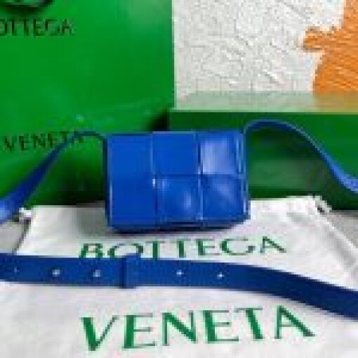 Replica Bottega Veneta BV 666688 Cassette Shoulder Bag 33993 Blue