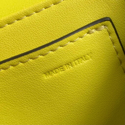 Replica Valentino One Stud Nappa Bag With Chain 1215 Lemon Yellow 8