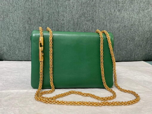 Replica Valentino One Stud Nappa Bag With Chain 1215 Green 4