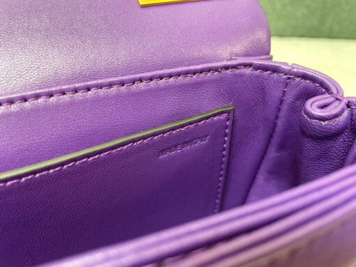 Replica Valentino One Stud Nappa Bag With Chain 1215 Purple 8