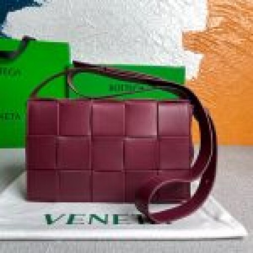 Replica Bottega Veneta BV 578004 Cassette Cross-body Bag 58890 Wine Red