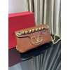 Replica Valentino XW2B0K26 Stud Sign Nappa Shoulder Bag Red 10