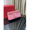 Replica Valentino XW2B0K26 Stud Sign Nappa Shoulder Bag Red 9