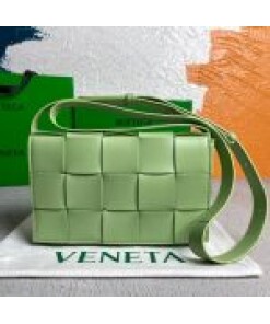 Replica Bottega Veneta BV 578004 Cassette Cross-body Bag 58890 Light Green